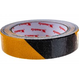Клейкая противоскользящая лента MATRIX, черно-желтая, 25 мм х 5м, 88717 