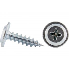 Саморез Daxmer ПШ 4,2x16 усиленный с прессшайбой острый премиум цинк 1000 шт. 336707 