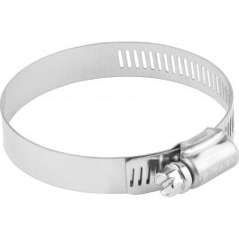 Хомуты Зубр ЭКСПЕРТ оцинкованные, просечная лента 12 мм, 32-51 мм, 4 шт. 37805-032-51-4 