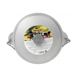 Литой алюминиевый казан с крышкой BOYSCOUT 4 л, азиатская чаша 61365 