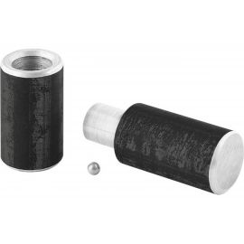 Гаражная петля с шаром СИБРТЕХ d 32*140мм, 2 шт Р 92011 