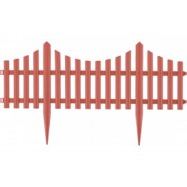 Декоративный забор PALISAD Гибкий, 24 х 300 см, коралловый 65018 