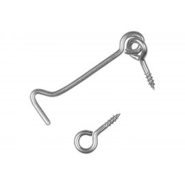 Дверной крюк ЕВРОПАРТНЕР 120 мм. нержав.сталь 1 шт. G2 0032 4 