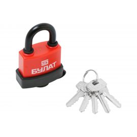 Навесной замок БУЛАТ ВС 1-П42 ПЛ (всепогодный; 8 мм) 13640 