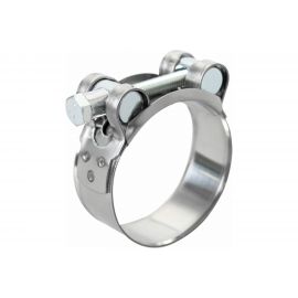 Силовой хомут Nord-Yada Д: 27-29 мм, Ш: 18 мм, Т: 0,6 мм, болт: М5х40, оцинкованная сталь 905986 