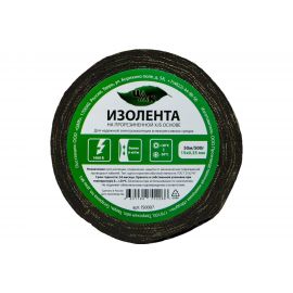 Изолента ЦМК Х/Б, 15 мм х 50 м, односторонняя, черная, 500 г IS0007 