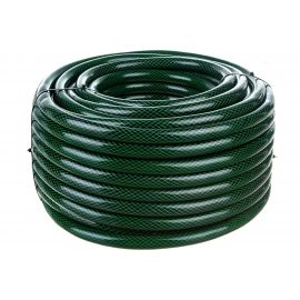 Поливочный шланг Yard Люкс, ПВХ, армированный, зеленый, 3-х слойный, 1,85 мм, D 3/4, 50 м 66-3-050 