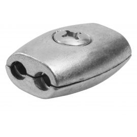 Зажим троса ""Бочонок"" 20 шт. (4 мм; ТФ5) Зубр 4-304455-04 