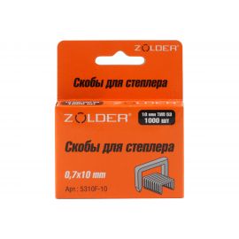 Запасные скобы ZOLDER 10 мм тип 53, 1000 шт. 5310F-010 