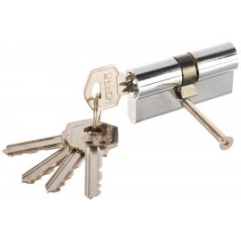 Цилиндровый механизм НОРА-М ЛУ-60 30-30 хром Х 5319 