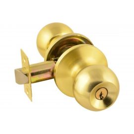 Межкомнатная защелка НОРА-М ЕСО мат. зол. ЗШ-01-Э ключ/фикс. 13738 