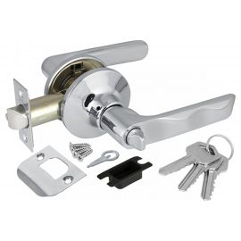 Ручка защелка PUNTO 6024 CP-E кл./фик. хром 36805 