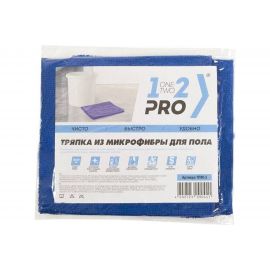 Тряпка для пола из микрофибры 1-2-Pro 50х60 см 1 шт ТПМ-1 