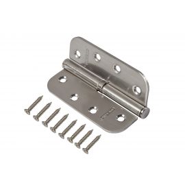 Стальная петля PUERTO плоск. колп, никель матовый, левая INRH 100x70x2.5-1BB-SN L 