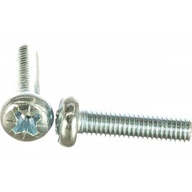 Винт с полуцилиндрической головкой Метизный двор 6x25 DIN 7985, 100 шт. 4607159067302 