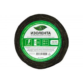 Изолента ЦМК Х/Б, 15 мм х 10 м, односторонняя, черная, 100 г IS0001 