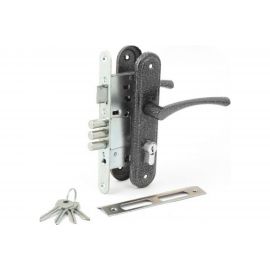 Врезной замок ЗЕНИТ Омега-ЗВ4.2.01 серебро 20738 