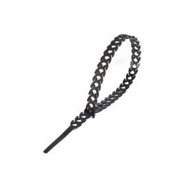 Универсальные кабельные стяжки FORTISFLEX T-flex 300, черный, 20 шт. 81469 