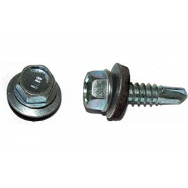 Кровельный саморез Kenner цинк, с шайбой EPDM, 5,5x25, фасовка 250 шт. ск5525ф 