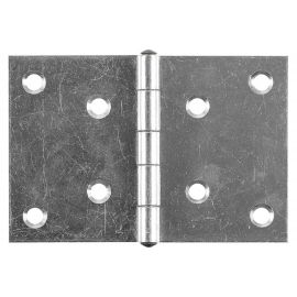 Прямая широкая петля VORMANN 70х105х1,5 мм, оцинкованная, латунный штифт 00504 070 Z 