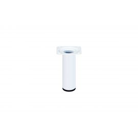 Ножка Tech-Krep D30х100 круглая, нерегулируемая, белая - накладка 151291 