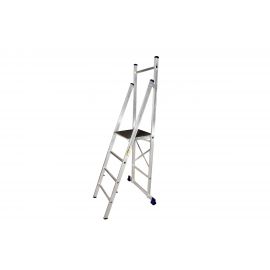 Профессиональная стремянка с помостом Алюмет 4 ступени АРЕ 1404 
