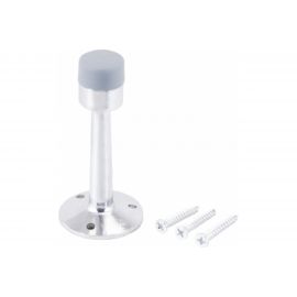 Дверной ограничитель Стандарт (европакет; прямой; хром) 11102 