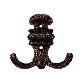 Крючок-вешалка Трибатрон КВ-4 медный антик 419 