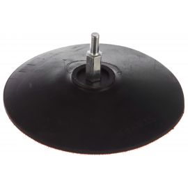 Тарелка опорная резиновая для дрели, на липучке, d=125 мм STAYER MASTER 35740-125 