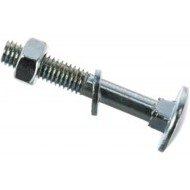 Пакет мебельный болт с гайкой и шайбой Метизный двор цинк м6х40мм 10 шт. 4607173901811 