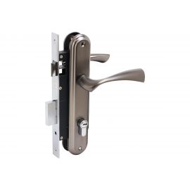 Врезной замок БУЛАТ ЗВ4-1.03.03 НОМОС (графит; 5 перфоключей; с ручками) 13964 