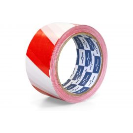 Лента для ограждений Klebebander неклейкая, 50 мм х 200 м, бело-красная, без и/у, 8 шт. 116321 