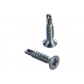 Оконный саморез Метизный двор 3,9x19 сверло, белый, 17 шт. 4690441018403 