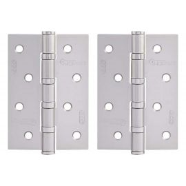 Универсальная петля ЕСО НОРА-М 4""-4ВВ FНР-ECO мат. хром. покр. 100х70х2,5 15435 