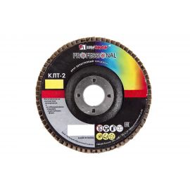 Круг лепестковый торцевой конический КЛТ2 (115х22 мм; А 80; 14А 20/Р80) ЛУГА D91211522140200 