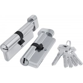 Цилиндровый механизм с вертушкой Fuaro 200 ZM 80 mm /40+10+30/ CP хром, 5 кл. 42721 