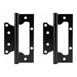 Петля накладная универсальная НОРА-М STD 800-5"" FHP-STD без колп.(черный, 125x75x2,5 мм) 18477 