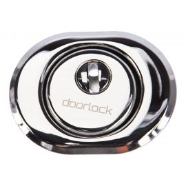 Защитная врезная броненакладка DOORLOCK DL PRO5417/20 CP полированный хром, HRC50, А=55-85мм 73381 