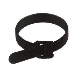 Многоразовый хомут–липучка REXANT 230х13 мм, черный упак. 12 шт. 07-7216 