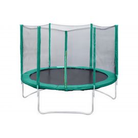 Батут с защитной сеткой КМС Trampoline 8 диаметр 2.4 м СГ000000385 