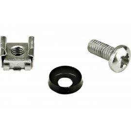 Комплект винт M6 Hyperline CNS-M6-16 квадратная гайка, шайба 16 мм 48342 