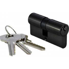 Ключевой цилиндр MORELLI 60мм, цвет-черный 60C BL 9012519 