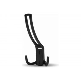 Мебельный крючок JET 397 трехрожковый, замак, черный/черный RZ397Z.003BL.BL99 