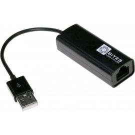 Сетевая карта 5bites USB2.0, RJ45 100мегабит, черный, 10см UA2-45-02BK 