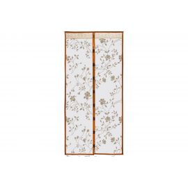 Антимоскитная сетка на магнитах Рыжий кот Капутомоскито 100х210 см, дизайн Цветочный узор 103711 