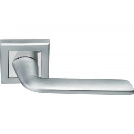 Ручка дверная Rucetti RAP 25-S SC/CP, цвет - мат.хром/хром 9013304 
