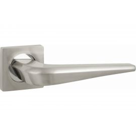 Дверная ручка Renz Фиоре (никель матовый; никель блестящий) INDH 425-02 SN/NP 