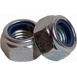 Гайка с контрящим кольцом КРЕП-КОМП DIN985 м10 25шт гс10мф 