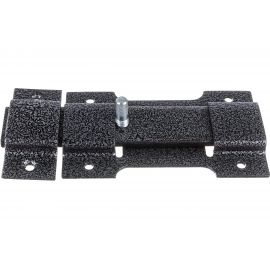 Накладной классический засов Делга (серебро; с плоским ригелем; 150 мм) Д805 