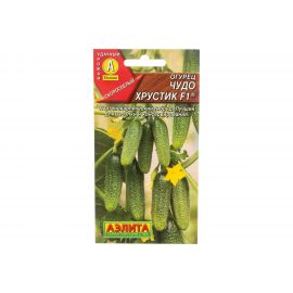 Семена Аэлита Огурец Чудо хрустик F1 партенокарпический, 10 шт. 4601729139147 